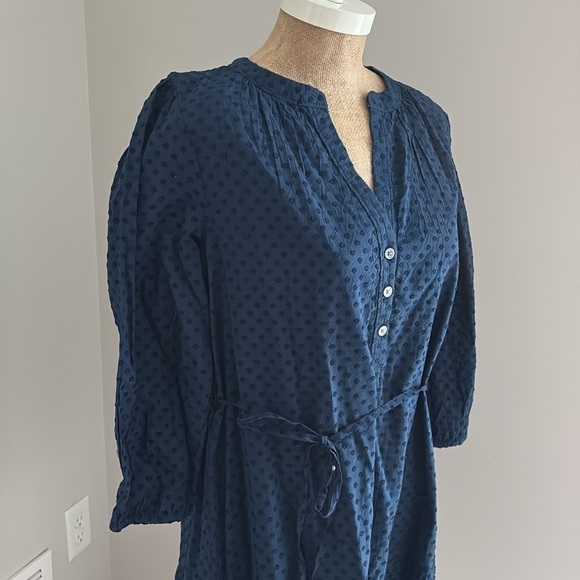 LOFT Henley Flounce Shirtdress Size Small NEW! - Picture 8 of 8
